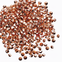 450 Metallic Rose Gold Diamond Cut Gems- Floats in the Transparent Water Gels (not included)- Vase Fillers- Table Scatter