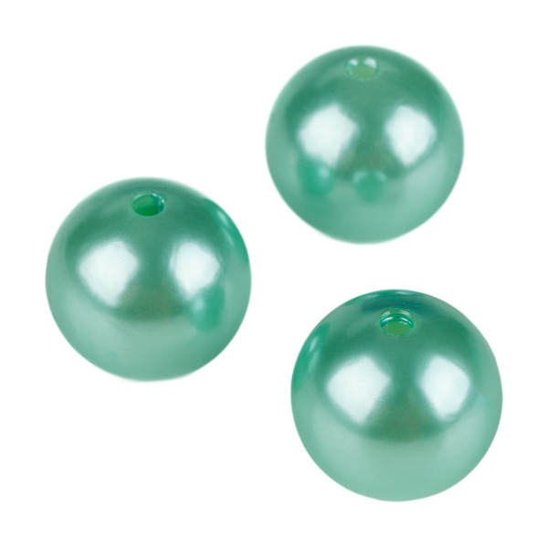 Mint Blue/Green Pearls - 1.10 Pound Bag - Will float in the Transparent Gels (not included)