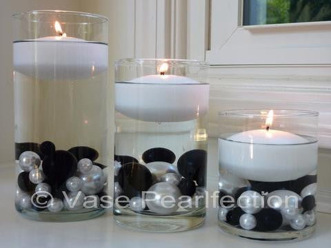 3.25" Floating Candles. Set of 3 Candles-Unscented