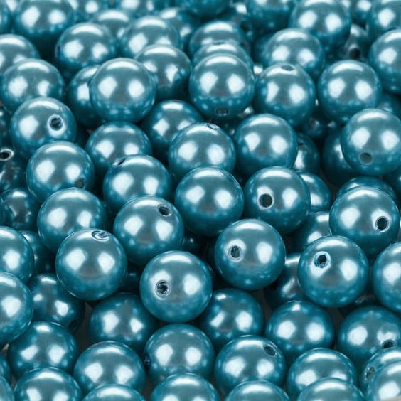 Blue Pearls - 1.10 Pound Bag - Will float in the Transparent Gels (not included)